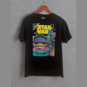 Star Wars | Black Baby Yoda Tee - Womens Size M
